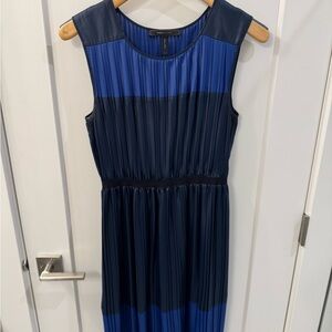 BCBGMaxAzria Royal Blue Pleated Dress